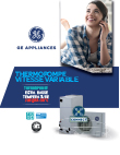 GE Appliances : Thermopompe Connect à vitesse variable.
