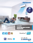 Panasonic : Thermopompes murales simple zone ClimaPure XE 2020.