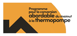 Programme pour la conversion du mazout à la thermopompe